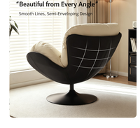 Fauteuil inclinable design Ximu, fauteuil coquille d'œuf, fauteuil de salon moderne de luxe, fauteuil de détente