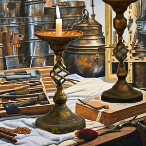 Elegant Iron Candlestick Holder <b>Decorative</b> Metal Candle Stand for Home <b>Decor</b> Wedding <b>Table</b> Centerpieces and Event <b>Decoration</b> - Product Image 2