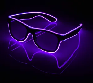 Gafas de sol LED de fiesta inalámbricas recargables