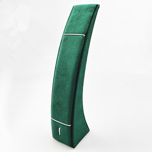 Stock High End MDF Wood With Metal <strong>Cushion</strong> Suede Jewelry <strong>Tray</strong> for Watch Display - Product Image 4