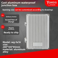 Caja de Conexiones FA16 de Aluminio Fundido 280*185*80, Sin Nivel IP, Caja de Sellado de Cables para Exteriores, Desde China Continental