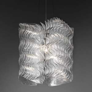 Candelabro de decoración de Arte de nuevo diseño, lámpara colgante de acrílico de cristal de estilo nórdico blanco para restaurante de Hotel en casa - Product Image 6