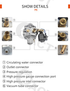 ตัวลดแรงดันสูง <span class=keywords><strong>ACT</strong></span> CNG AT12 สำหรับรถยนต์ กำลังม้า: สูงสุด 340 แรงม้า มาตรฐานยูโร R67 - Product Image 3