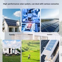 Système solaire hors réseau 10 kW à succès, kit PV complet pour toiture avec stockage de batterie LiFePO4 pour villa résidentielle