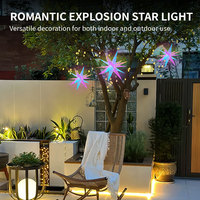 Guirlande lumineuse LED PVC Joystar Starlight avec interrupteur pour décoration de fête en extérieur, Noël et événements