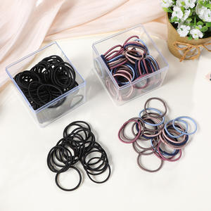 Attaches pour cheveux de bébé, petits chouchous en nylon, mignons, pour filles, haute élasticité, durables, accessoires pour cheveux non abîmant les cheveux - Product Image 2