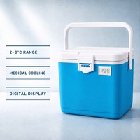 Boîte isotherme PP pour le transport de vaccins, chaîne du froid médicale, moderne, portable, durable, légère, pour hôpital, approvisionnement en insuline, blocs réfrigérants