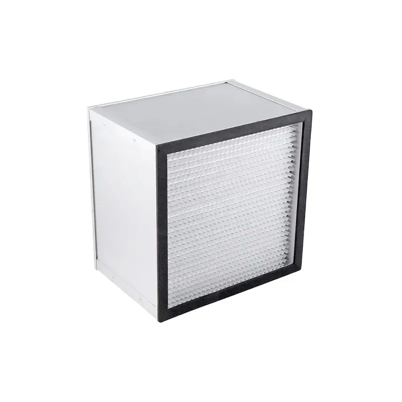 Gerçek HEPA H14 Mini HVAC filtre HVAC sistemi için pilili Hepa filtre hava temizleyici değiştirme