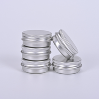Pot en aluminium à couvercle vissé rond 10 ml 50 ml 60 ml 100 ml 120 ml 150 ml 200 ml 2/4 oz – Boîte métallique pour savon, baume à lèvres, cosmétiques, bougies