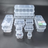 Kotak Vial Plastik Transparan Sekali Pakai Grosir 3ml-20ml Isi 10 untuk Penyimpanan Bubuk Liofilisasi & Vaksin, Wadah Peptida