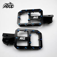 Repose-pieds en aluminium CNC de 62 mm de large, anodisés bleus, avec clous antidérapants, kit de performance pour moto tout-terrain Surron Light Bee X Ultra Bee