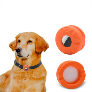 Funda Protectora de Silicona Duradera Antipérdida para <span class=keywords><strong>AirTag</strong></span>, Collar para Mascotas, Funda Protectora para Rastreador GPS, Compatible con <span class=keywords><strong>Apple</strong></span> Airtags - Product Image 2