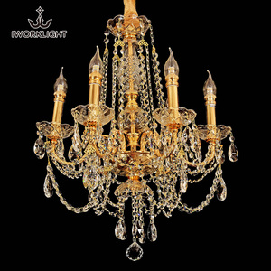 Iwork Châu Âu Retro Trang Trí Đám Cưới Trong Nhà Thiết Kế Đèn Chùm Maria K9 Đèn Chùm Pha Lê - Product Image 2