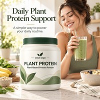 Poudre de protéines végétales pour la musculation, la récupération musculaire, l'énergie avant l'entraînement, les performances athlétiques