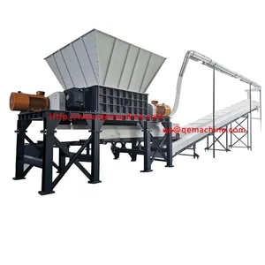 New Model Recycling Machine Double Shaft Shredder For Wood Plastic Metal Scraping Shredder