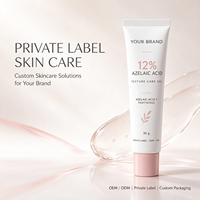 12 Persen Asam Azelaat Gel Perawatan Tekstur Wajah Produsen Kosmetik Label Pribadi Formula Khusus
