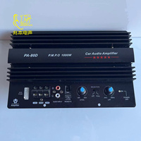 Amplificateur de puissance pour subwoofer de voiture 10 "12" - Carte mère d'amplificateur de puissance 12 volts haute puissance pour haut-parleur de voiture PA-80D - 1000W