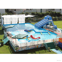 Cadre en acier professionnel en PVC de 0.9mm Portable dans le sol Piscine hors sol Piscine Piscine régulière Piscine structurelle