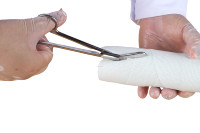 Échantillon Gratuit, Prix Bas, Consommables Hospitaliers, Bande de Plâtre Souple en Fibre de Verre Transparente Blanche pour Fixation de Fractures, Orthèses