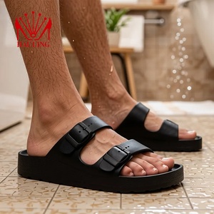 Comfortable EVA Two Band Adjustable Buckle <b>Slippers</b> Custom Logo Arch Support Cushion for Home Daily Wear Flip flops <b>slippers</b> - Product Image 2