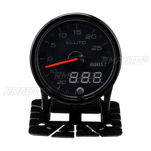 Manómetro Digital de 2 Pulgadas (52mm) y 12V para Auto, con Indicador de Temperatura de Agua y Aceite, Presión de Turbo, Tacómetro, Voltímetro, EGT, Pantalla LED de 10 Colores y Reloj Digital - Product Image 5