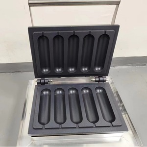 เครื่องย่างฮอทดอกไฟฟ้าเชิงพาณิชย์ 5 ช่อง ทำจากสแตนเลส สำหรับร้านขายอาหารว่าง - Product Image 4