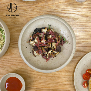 <span class=keywords><strong>Assiette</strong></span> ronde <span class=keywords><strong>en</strong></span> <span class=keywords><strong>porcelaine</strong></span> céramique japonaise Beefsteak <span class=keywords><strong>Service</strong></span> alimentaire 7.75/9.25 pouces pour hôtel restaurant vaisselle vaisselle - Product Image 4