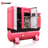 Compresseur d'air à vis combinée industrielle, 20 HP, 15 Kw, 180 Psi, 80 cfm