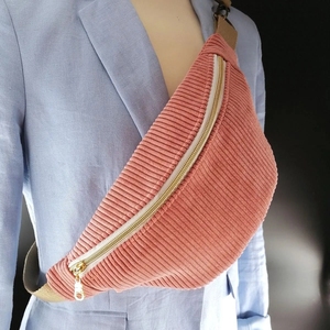Sac <span class=keywords><strong>Banane</strong></span> en Velours <span class=keywords><strong>Côtelé</strong></span> de Gros, Sac à Bandoulière Poitrine Mini, Sac <span class=keywords><strong>Banane</strong></span> Personnalisé - Product Image 5