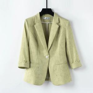 เสื้อเบลเซอร์ลำลองสำหรับผู้หญิง แขนยาว เปิดด้านหน้า เหมาะสำหรับทำงานในออฟฟิศ - Product Image 2