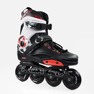 OEM Wholesale A ma zon Popular Aluminium alloy inline roller skates patine en linea skate shoes slalom patines 4 ruedas