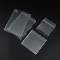 Boîtes d'emballage transparentes en plastique écologiques personnalisées OEM, pliables, avec gaufrage, pour la présentation de bijoux, de bougies et de savons