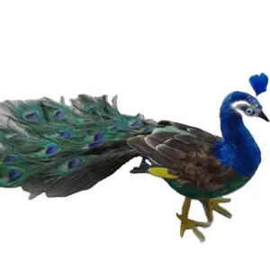 Christmas Ornament Feather Wings Home Decoration Peacock