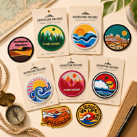 AWELLS Op maat gemaakte fruitborduurpatch, gepersonaliseerd natuurlijk oogstlogo-badge voor voedsel, kleding, tassen en hoeden