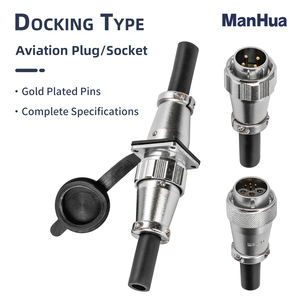 מחבר תעופה מנהואה מחבר tp24 4 ליבה zq + tq מכסה אבק גומי - Product Image 5