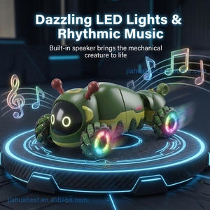 AiJH Juguete de Oruga a Control Remoto con Simulación, Animal RC con Spray, Música y Luz, <span class=keywords><strong>Coche</strong></span> de Acrobacias RC - Product Image 4
