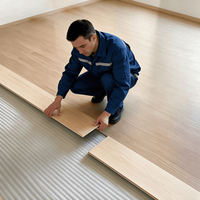 Chinesischer Lieferant für Gesundes Material Interlock Click Wasserdichter Rutschfester Click-Lock SPC PVC Vinylboden