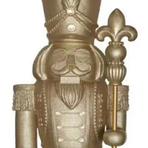 Soldado con Polvo Dorado Brillante y Cetro (con 3 Luces en el Cetro) con 10 Tiras de Luces - Product Image 1