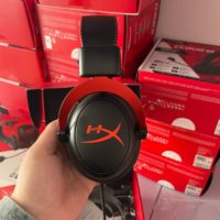 Headset Gaming HyperX Cloud 2 Red Over-Ear dengan Mikrofon Lepas Pasang untuk Gamer Desktop dan Artis DJ