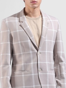 <b>Men</b> Lightweight Casual <b>Blazer</b> With Plaid Design Trendy Slim Fit Jacket Designed For Casual Corporate And Daily <b>Fashion</b> Wear - Product Image 2