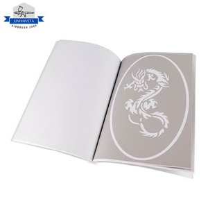 Buku Stiker Stencil Airbrush LinhaivetA 5 untuk Tato <span class=keywords><strong>Glitter</strong></span> Sementara - Product Image 3