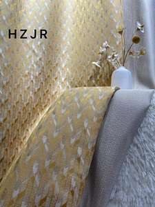 Il nuovo 2022 attraente nel prezzo <span class=keywords><strong>e</strong></span> nella qualità <span class=keywords><strong>tenda</strong></span> in tessuto Jacquard di alta precisione tinta unita <span class=keywords><strong>arancione</strong></span> frutta - Product Image 2