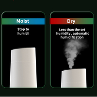 Diffuseur d'arômes ultrasonique électrique, humidificateur 2 en 1, réservoir d'eau en plastique de 6 L, purificateur d'air portable à télécommande, ultra-silencieux pour la maison