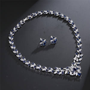 RAKOL SP035 Juego de Joyería de Lujo con Cristales de Circonio, Collar de Circonio Cúbico de Arabia Saudita para Bodas - Product Image 5