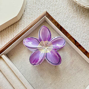 Pinza <span class=keywords><strong>de</strong></span> Pelo <span class=keywords><strong>de</strong></span> Moda Simple <span class=keywords><strong>de</strong></span> Alta Gama Estilo Verano, Pinza <span class=keywords><strong>de</strong></span> Pelo Bonita <span class=keywords><strong>de</strong></span> 8 cm para Cabello Grueso con Parte Trasera <span class=keywords><strong>de</strong></span> Plástico para <span class=keywords><strong>Cola</strong></span> <span class=keywords><strong>de</strong></span> <span class=keywords><strong>Caballo</strong></span> - Product Image 3