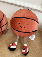 Fabrik-Großhandel Maßgefertigte Fußball Basketball Rugby Plüschball-Puppe Weiches Stoff-Sportspielzeug Niedliches Tröster-Kissen Geschenk OEM