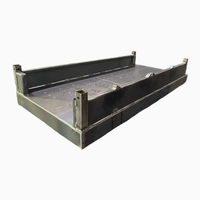 Châssis de soudage en acier au carbone et acier inoxydable de calibre lourd pour machines de terrassement, usinage CNC, brochage, personnalisation OEM