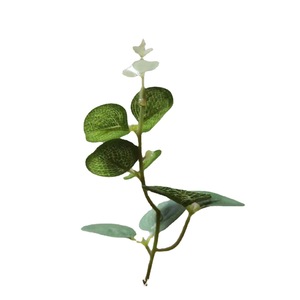 Bouquet de fleurs artificielles en feuilles d'eucalyptus Zishan, décoration verte pour arrangements floraux à la maison - Product Image 4