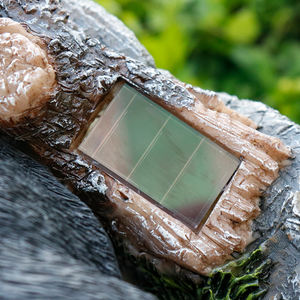 Bandera de energía solar con estatua de oso negro, decoración del hogar de Halloween - Product Image 6