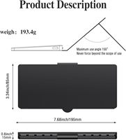 Keyboard Mini Ultra Ringan Portabel BT 2.4G Nirkabel Android iOS untuk Z Fold Stand Tata Letak US Touchpad